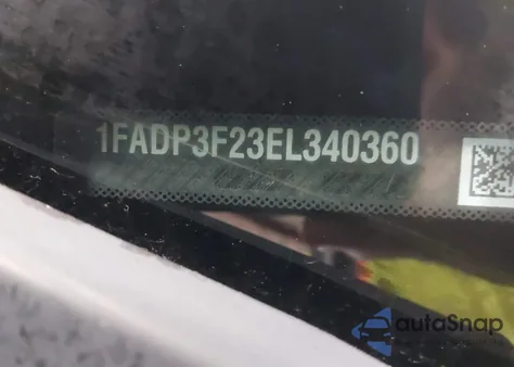 2014 Ford Focus Se from USA, damaged, VIN 1FADP3F23EL340360